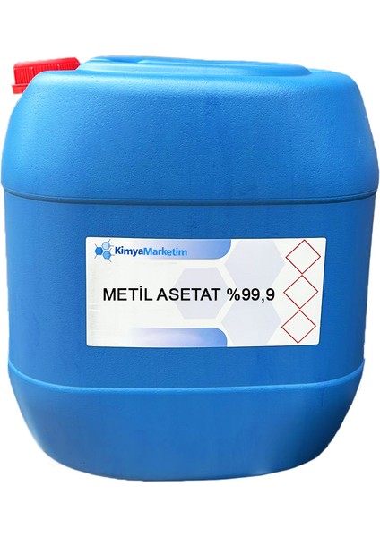Endüstriyel Saf Metil Asetat – 30 Litre | Güçlü Çözücü & Temizleyici