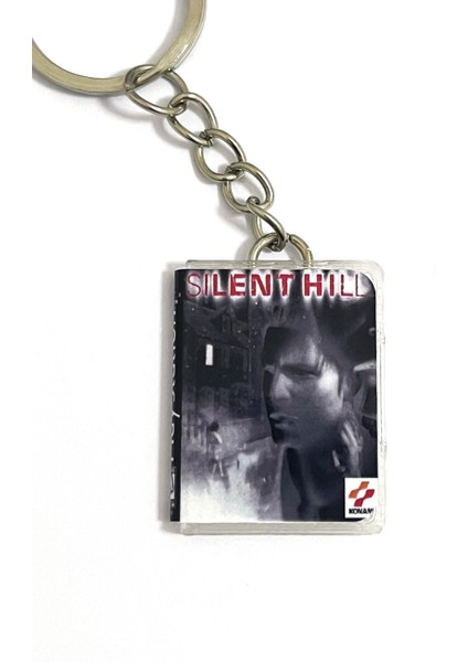 Silent Hill Ps1 Playstation Retro Minyatür Oyun Kutusu Anahtarlık