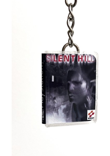 Silent Hill Ps1 Playstation Retro Minyatür Oyun Kutusu Anahtarlık