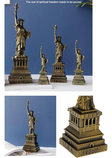 Retro Metal Özgürlük Heykeli Bronz 25 cm fırsatları