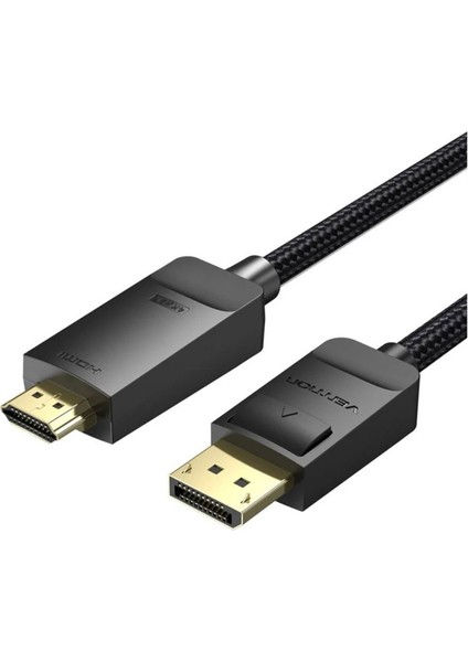 Displayport To HDMI Kablo 2m, 4K 60Hz, Displayport 1.2, HDMI 2.0 (Hfkbh)