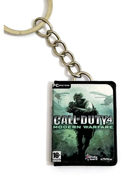 Call Of Duty Modern Warfare 4 Pc Minyatür Oyun Kutusu Anahtarlık
