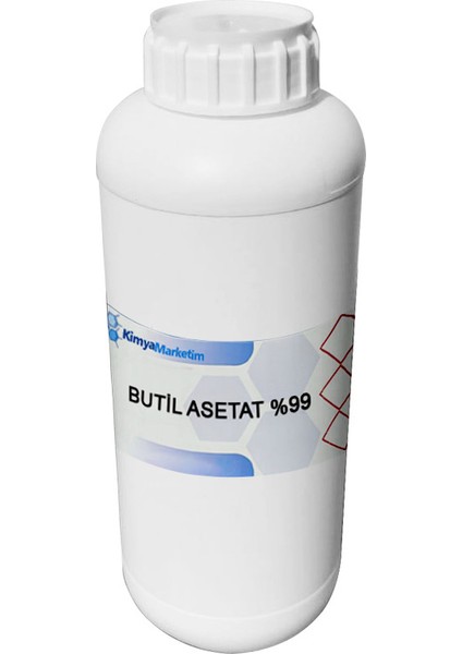 Endüstriyel Butil Asetat – 1 Litre | Yüksek Saflıkta Boya ve Vernik Çözücü