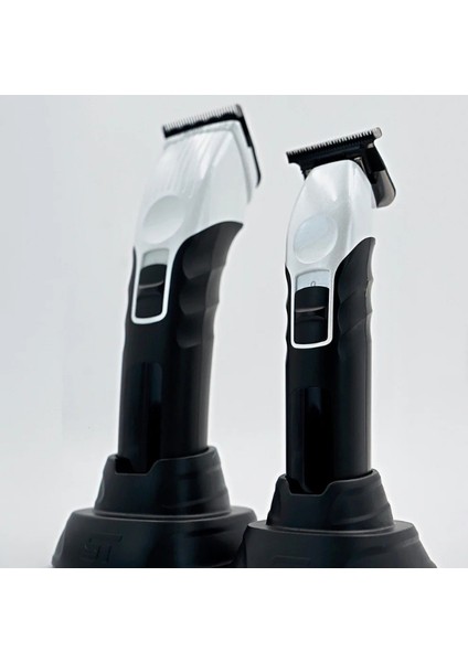 Beyaz 2spee Trimmer & Clipper Seti | Sessiz | LCD Ekranlı | Ergonomik