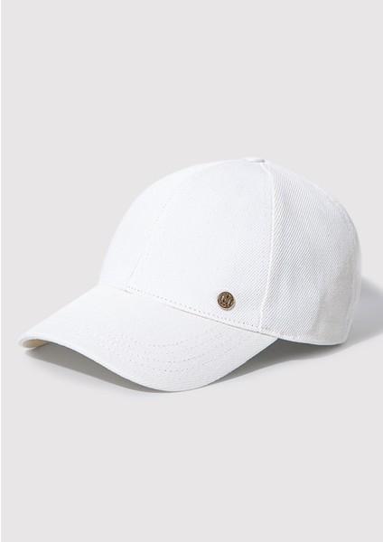 Beyaz Denim Şapka 1913007-34523 fırsatları