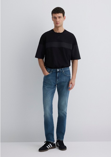 Jake Mavi Pro Indigo Puslu Comfort Jean Pantolon 0042289336