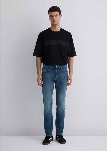 Jake Mavi Pro Indigo Puslu Comfort Jean Pantolon 0042289336