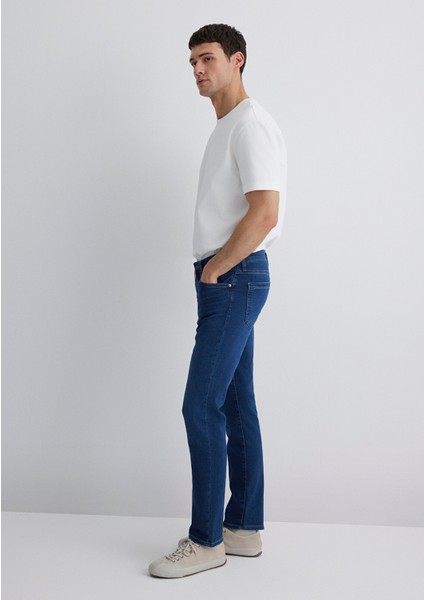 Jake Sporty Koyu Indigo Mavisi Jean Pantolon 0042289280 fiyatları