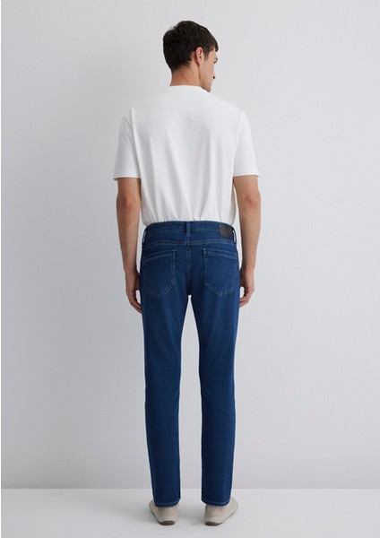 Jake Sporty Koyu Indigo Mavisi Jean Pantolon 0042289280 indirimleri