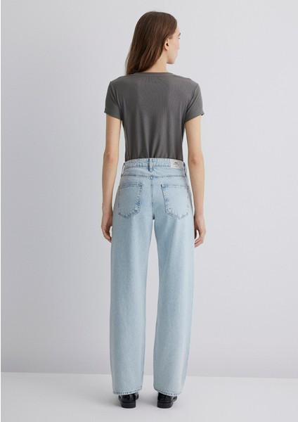 Leila Mavi Premium Buz Mavi Jean Pantolon 1010600-89581