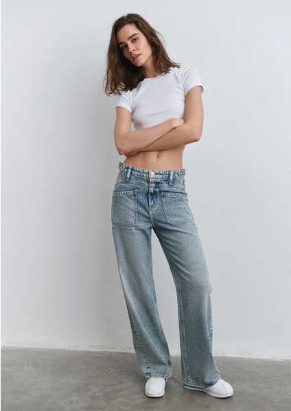 Margot 90LAR Vintage Açık Mavi Jean Pantolon 1010936-89258