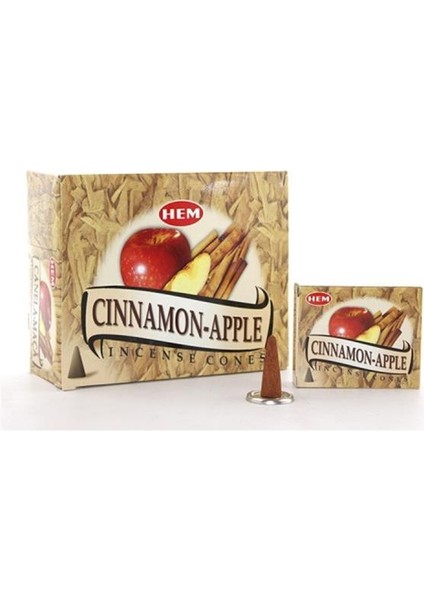 Cinnamon Apple Aromalı Konik Tütsü