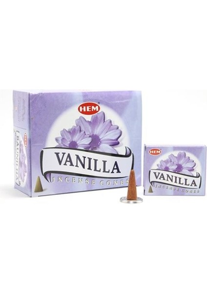 Vanilla Aromalı Konik Tütsü
