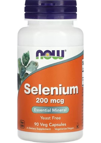 Foods, Selenium,(Selenyum) 200 Mcg, 90 Veg Caps