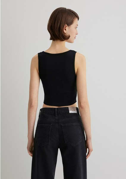 Siya Basic Crop Tişört 1613071-900