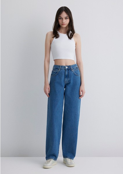 Ella Iconic Indigo Mavisi Jean Pantolon 1011044-89726