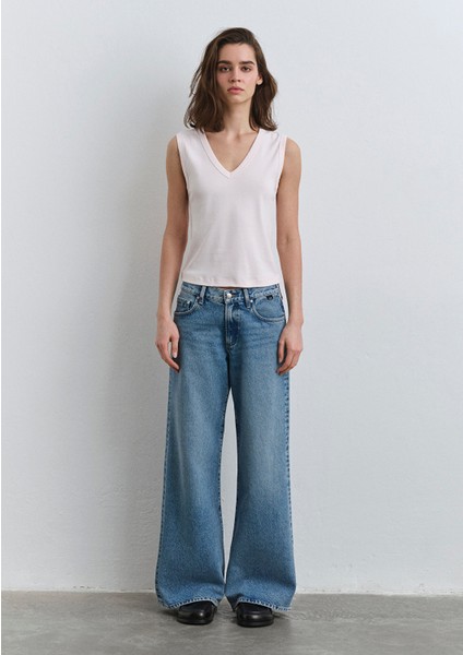 Sandy Extra 90s Açık Mavi Jean Pantolon 1012634-90598 modelleri