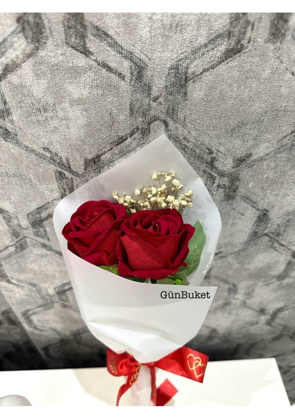 Kırmızı Kadife Tek Gül Çiçek Buketi|sevgiliye Hediye|8 Mart Hediye|solmayan Çiçek fiyatları