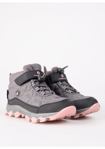 Gri - Pembe Kadın Outdoor Bot Vector F Bot