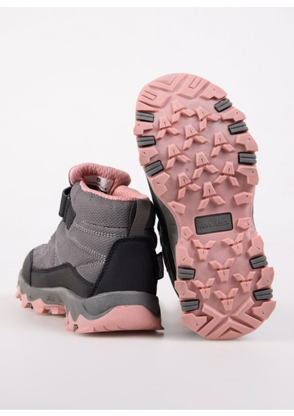 Gri - Pembe Kadın Outdoor Bot Vector F Bot