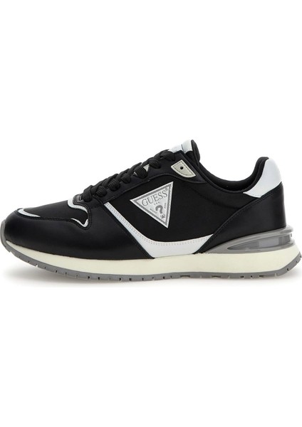 Siyah - Beyaz Erkek Sneaker Island