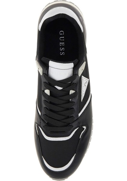 Siyah - Beyaz Erkek Sneaker Island