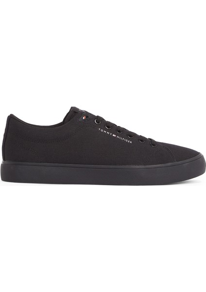 Siyah Erkek Sneaker Th Hı Vulc Low Core Canvas