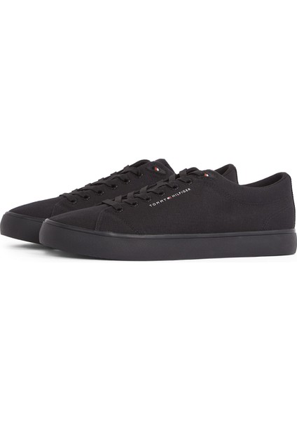 Siyah Erkek Sneaker Th Hı Vulc Low Core Canvas modelleri