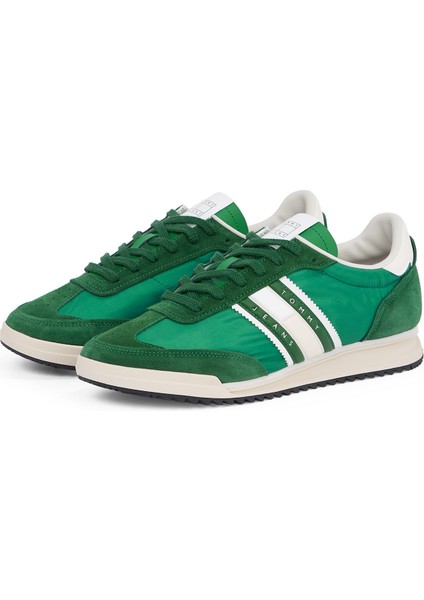 Yeşil Erkek Sneaker Tjm Retro Runner Cleated