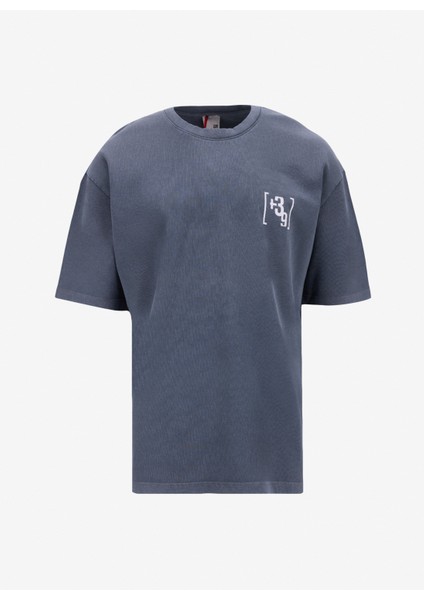 Gmg Fırenze Bisiklet Yaka Indigo Erkek T-Shirt ZR24MSS03051