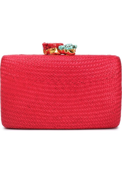 Kırmızı Kadın Portföy Çanta Kapre Red