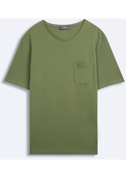 Erkek Regular Yeşil T-shırt