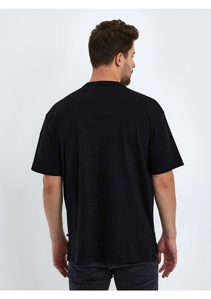 Erkek Loose Siyah T-shırt modelleri