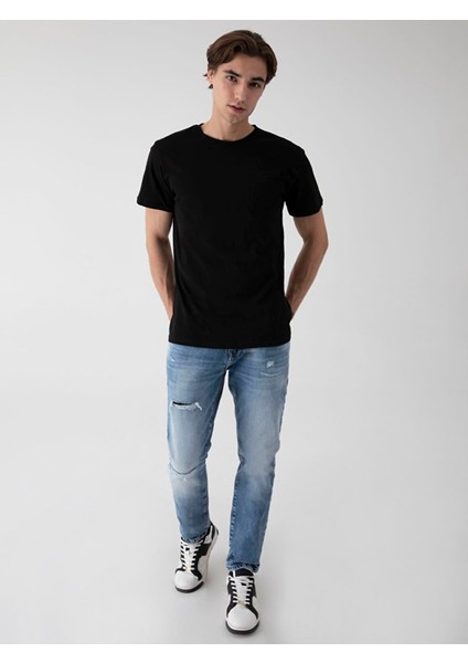 NOCOHO Erkek cepli Kısa Kol T-Shirt 1225841816089