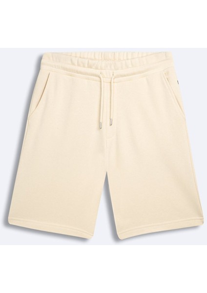 Erkek Basıc Regular Midi Bej Şort