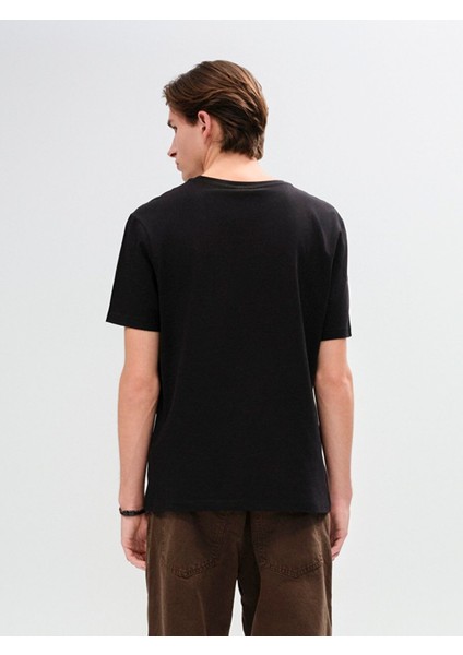 Pomıta Erkek Sıfır Yaka Kısa Kol T-Shirt 1225845276089 modelleri