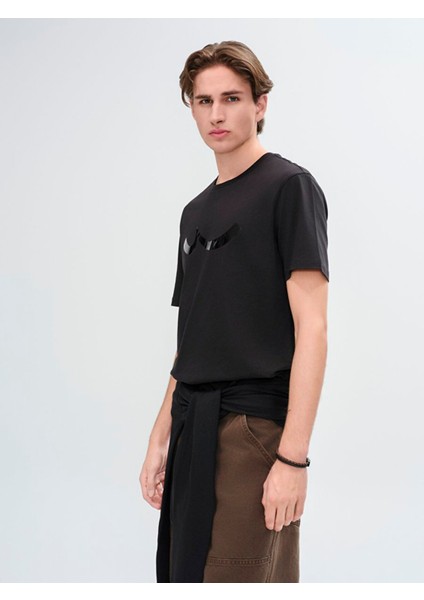 Pomıta Erkek Sıfır Yaka Kısa Kol T-Shirt 1225845276089 fırsatları