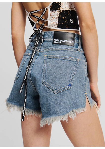 Jeans Yüksek Bel Normal Mavi Kadın Denim Şort A2W10088 modelleri