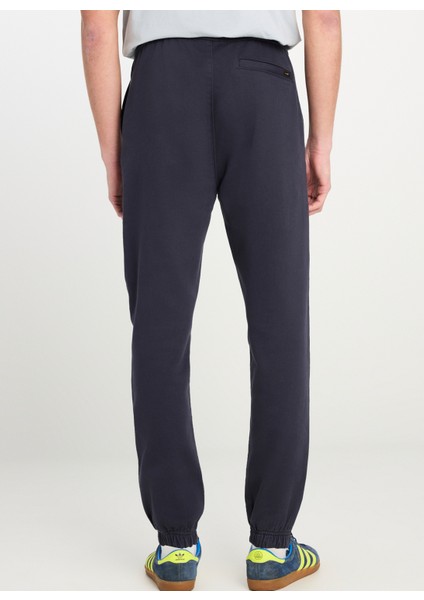 Lastikli Bel Lastikli Paça Lacivert Erkek Pantolon MLM04009410 Jogger Örme Pantolon