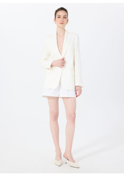Normal Ekru Kadın Ceket Daıly Jacket Blazer 1023