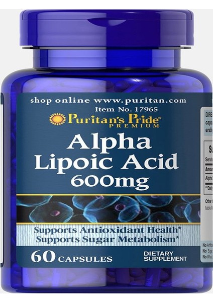 Alpha Lipoic Acid 600 Mg, 60 Caps