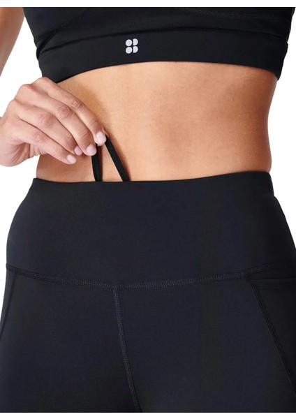 SB4822PR_001 Power 6 Bıker Shorts Siyah Regular Fit Kadın Tayt
