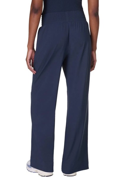 SB9697E-4274 Explorer Wıde Leg Trac Lacivert Regular Fit Kadın Eşofman Altı