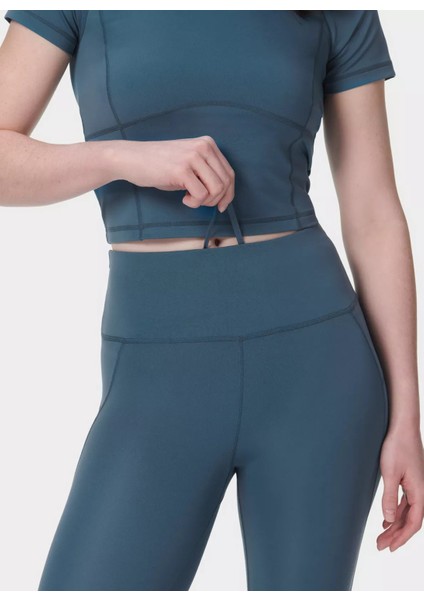 SB10159-6636 All Day Actıve Leggıng Mavi Regular Fit Kadıntayt modelleri