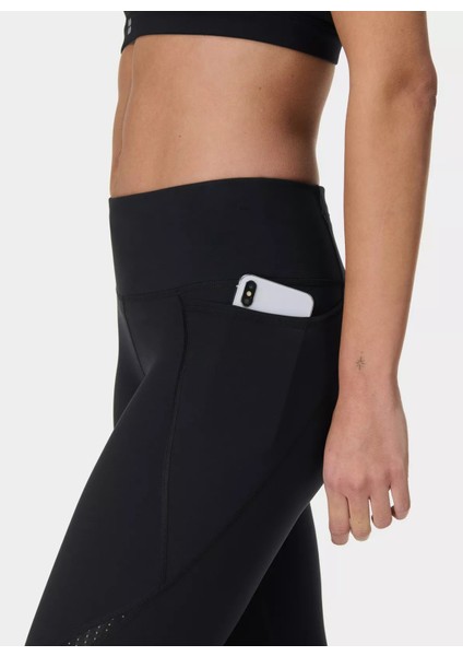 SB10089-001 Power Workout Leggıngs Siyah Regular Fit Kadın Tayt