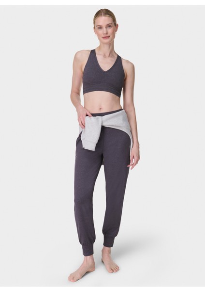 SB10207BR-8543 Gaıa 29 Performance Koyu Gri Regular Fit Kadın Eşofman Altı
