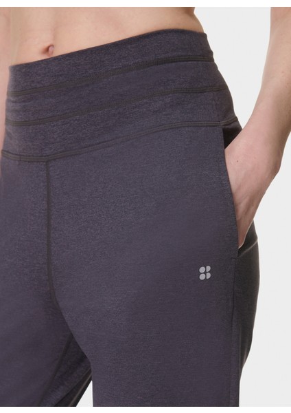 SB10207BR-8543 Gaıa 29 Performance Koyu Gri Regular Fit Kadın Eşofman Altı