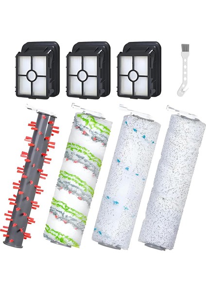 Crosswave 2554 2554A Vakumlu Süpürme Robotu Aksesuarları Için 7 Adet Silindir Fırça ve Filtre Değişimi (Yurt Dışından)