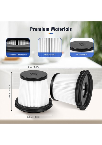 IW3511 ve IW1111 Detect Pro Kablosuz Elektrikli Süpürge Için 4 Paket Hepa Filtresi Yedeği (Yurt Dışından)