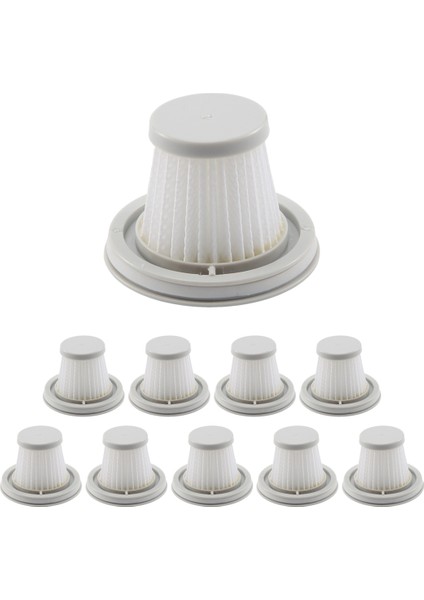 SSXCQ01XY El Tipi Elektrikli Süpürge Ev Araba Mini Kablosuz Yıkanabilir Yedek Parçalar Için 10 Paket Hepa Filtre (Yurt Dışından)